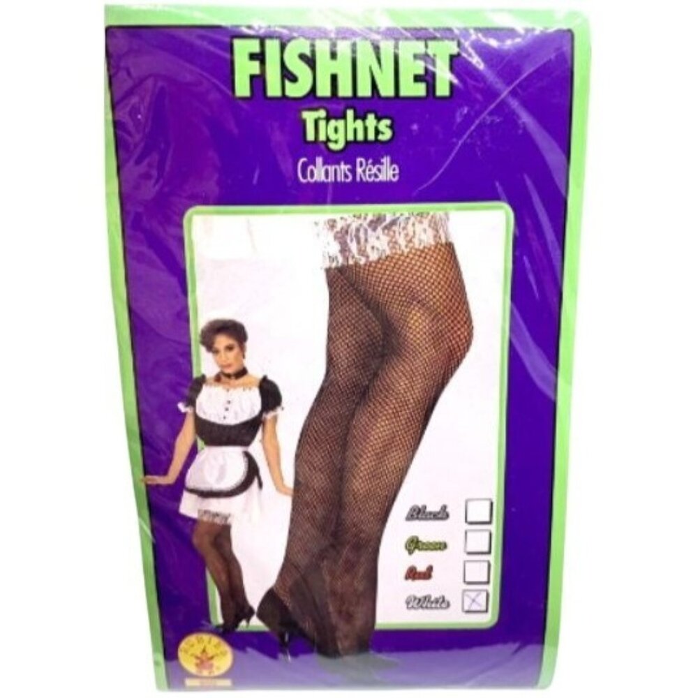 Sexy White Fishnet Stockings Tights White Cosplay Pantyhose Costume OS